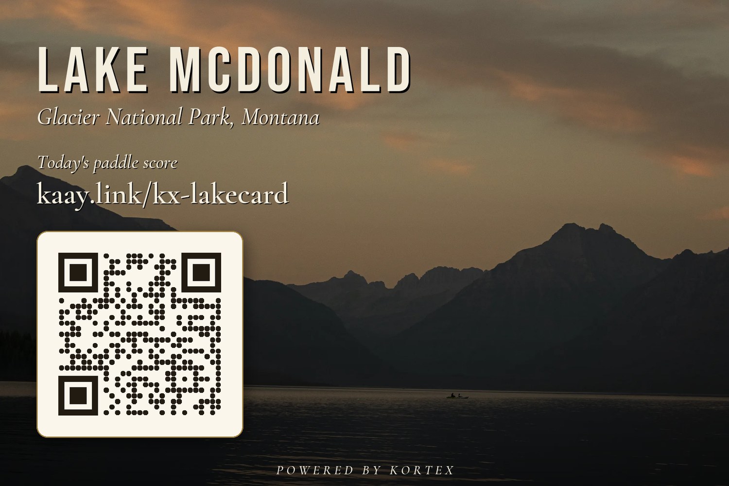 Lake McDonald postcard